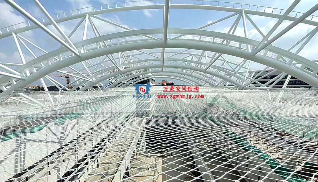 工程進度全速推進,PTFE膜材張拉在即! 工程進度全速推進,PTFE膜材張拉在即!