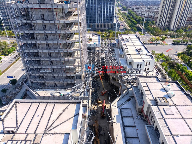 嘉興長安里ETFE氣枕鋼膜結(jié)構(gòu)頂棚工程現(xiàn)場(chǎng)學(xué)習(xí)觀摩會(huì)