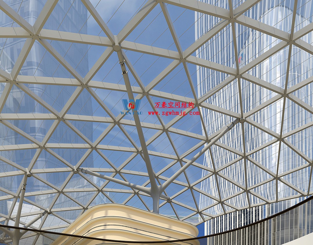 組合型創意消費空間|紹興華發金融活力城ETFE膜結構商業天幕