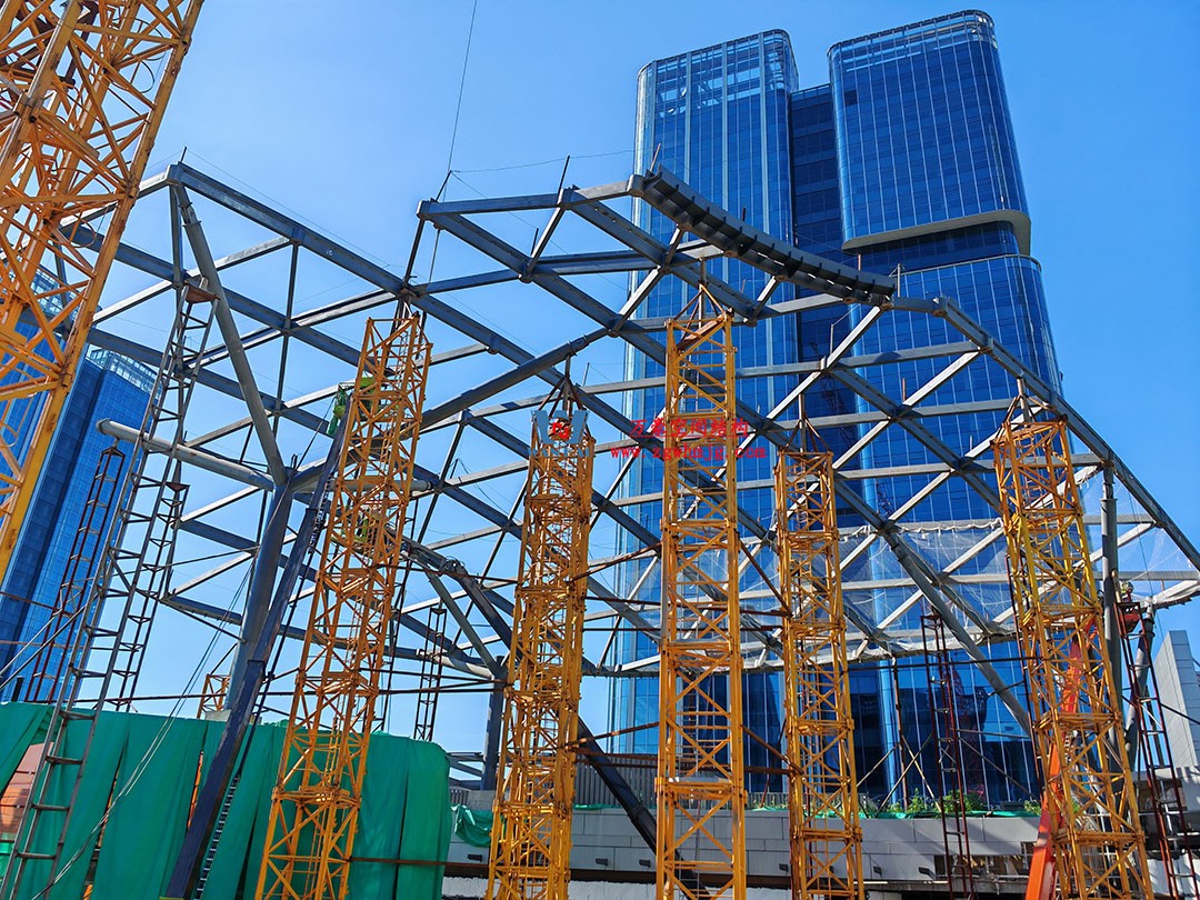 攻堅克難，全速推進|這個ETFE商業(yè)天幕迎來新進展