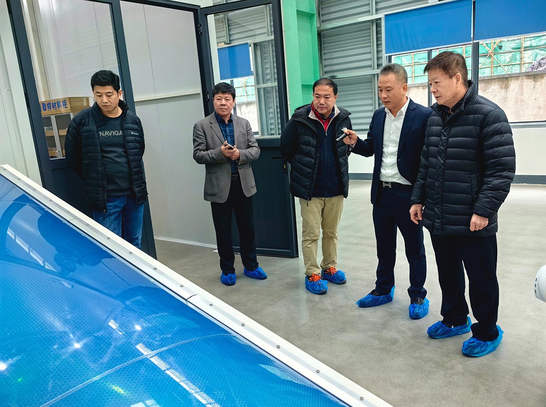 中國鋼結構協會空間結構分會領導專家一行蒞臨萬豪考察指導工作