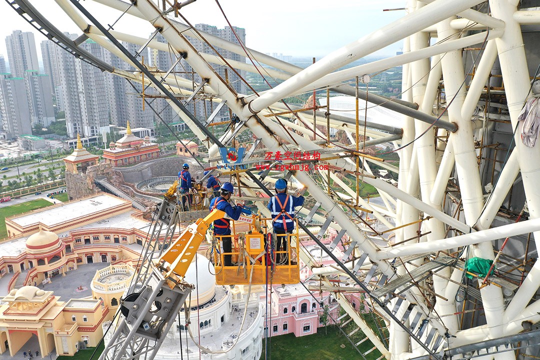 ETFE膜結構地標塔—以愛之名,點亮絲路歡樂世界 ETFE膜結構地標塔—以愛之名,點亮絲路歡樂世界