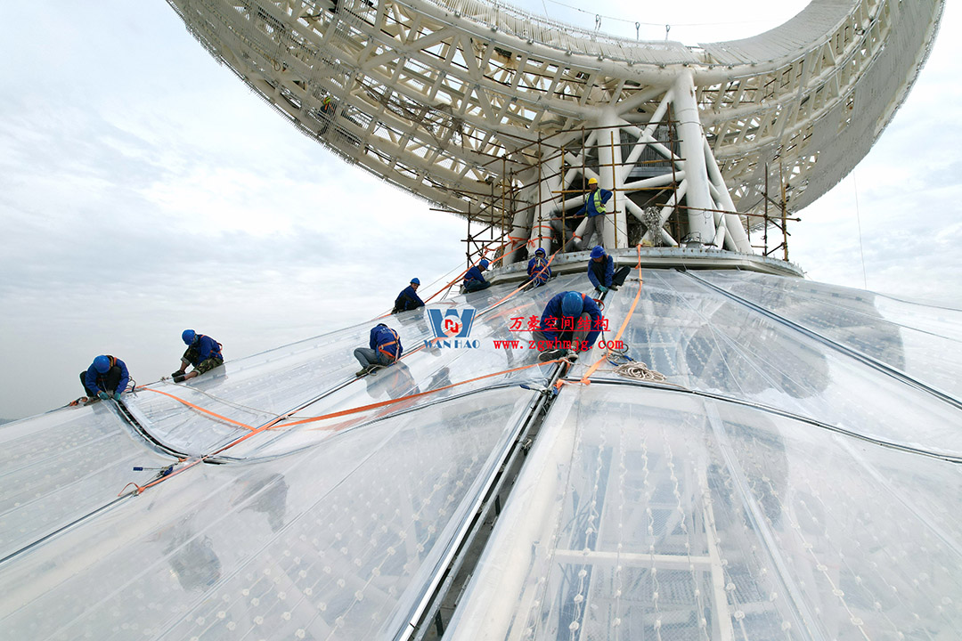 ETFE膜結構地標塔—以愛之名,點亮絲路歡樂世界 ETFE膜結構地標塔—以愛之名,點亮絲路歡樂世界