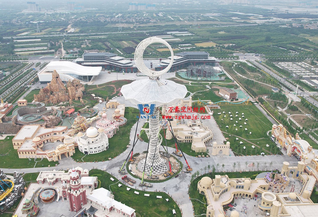 ETFE膜結構地標塔—以愛之名,點亮絲路歡樂世界 ETFE膜結構地標塔—以愛之名,點亮絲路歡樂世界