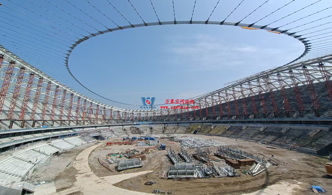 緊跟“蘇超熱浪”，火熱施工中，一只白鷺即將振翅高飛！