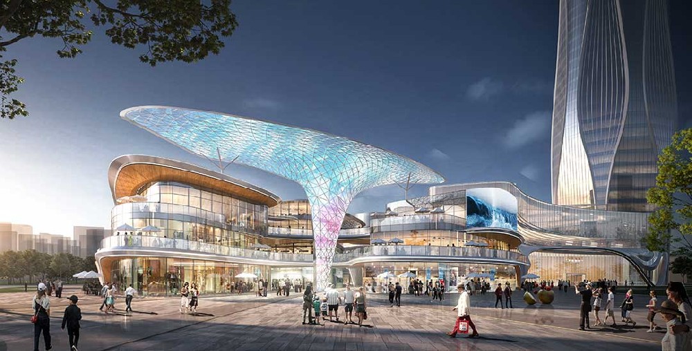 喜報！浙江萬豪集團成功中標桐鄉振石廣場商業天幕膜結構項目