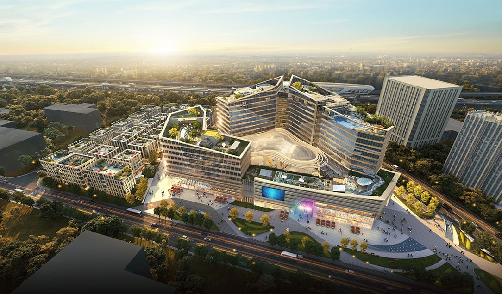 捷報頻傳！浙江萬豪集團中標上海寶山商辦項目中庭天幕