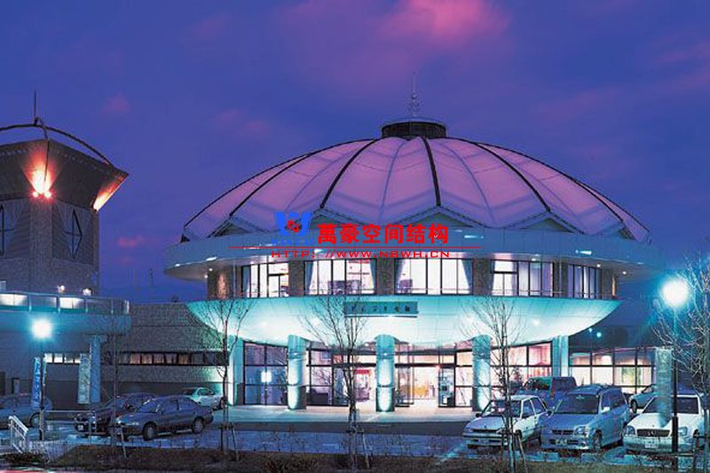 福建酒店張拉膜結構頂棚