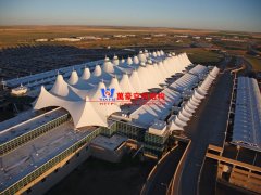 丹佛機場膜結構——不一樣的藝術氣息