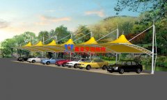 膜結構車棚支撐柱原料該如何選擇，有哪些事項需要注意？