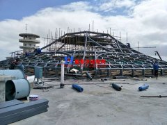 茶卡鹽湖景區膜結構項目——不懼艱難，勇往直前